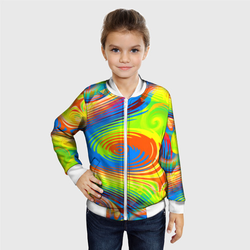 Детский бомбер 3D Tie-Dye - фото 3