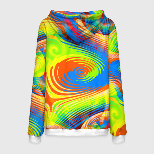 Мужская толстовка 3D Tie-Dye, цвет белый - фото 2