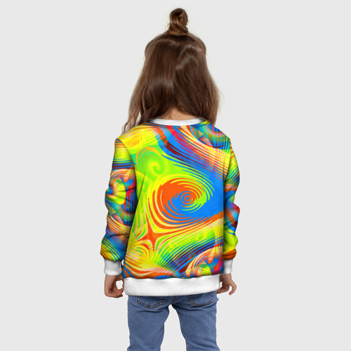 Детский свитшот 3D Tie-Dye, цвет 3D печать - фото 8