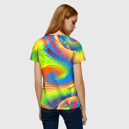 Женская футболка 3D Tie-Dye - фото 4