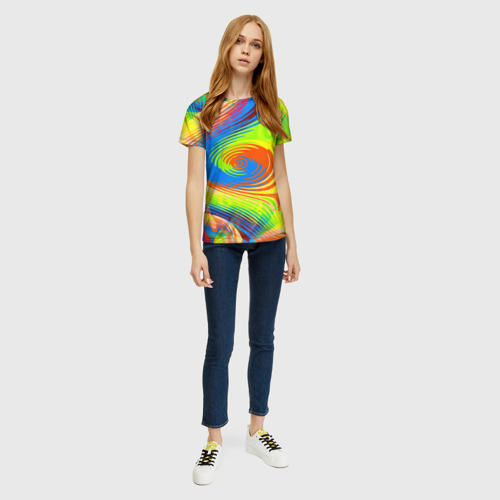 Женская футболка 3D Tie-Dye - фото 5