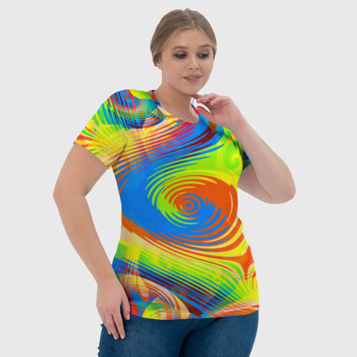 Женская футболка 3D Tie-Dye - фото 6