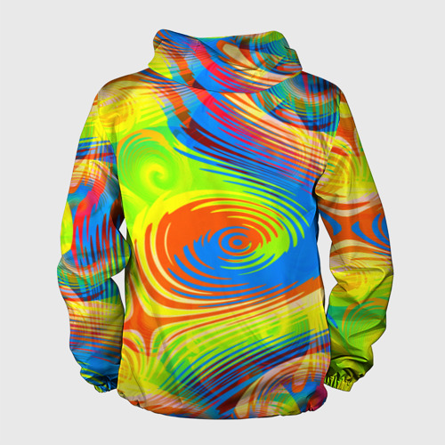 Мужская ветровка 3D Tie-Dye, цвет черный - фото 2