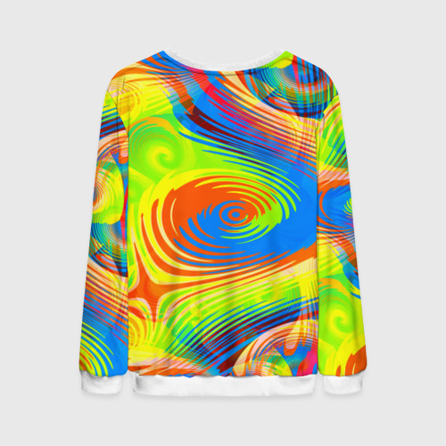 Мужской свитшот 3D Tie-Dye, цвет белый - фото 2