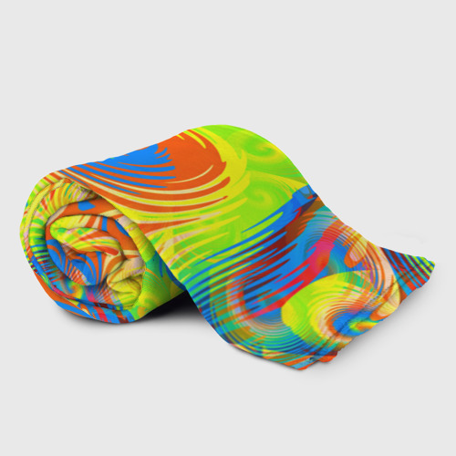 Плед 3D Tie-Dye, цвет 3D (велсофт) - фото 2