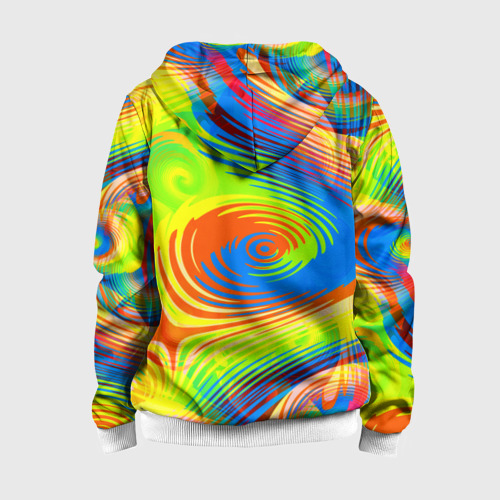 Детская толстовка 3D на молнии Tie-Dye - фото 2