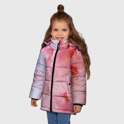 Зимняя куртка для девочек 3D Сакура - фото 2