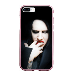 Чехол для iPhone 7Plus/8 Plus матовый Marilyn Manson