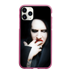 Чехол для iPhone 11 Pro Max матовый Marilyn Manson