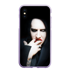 Чехол для iPhone XS Max матовый Marilyn Manson