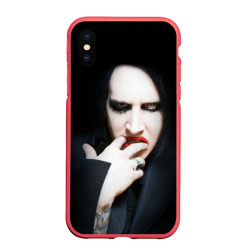 Чехол для iPhone XS Max матовый Marilyn Manson