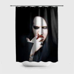 Штора 3D для ванной Marilyn Manson