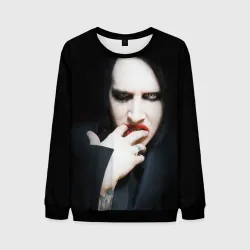 Мужской свитшот 3D Marilyn Manson
