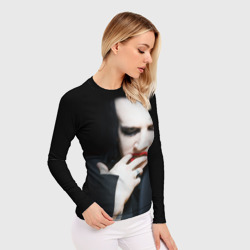 Женский рашгард 3D Marilyn Manson - фото 2