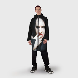 Мужской дождевик 3D Marilyn Manson - фото 2