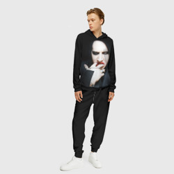 Мужской костюм с толстовкой 3D Marilyn Manson - фото 2