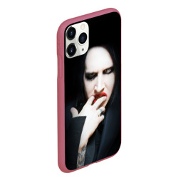 Чехол для iPhone 11 Pro Max матовый Marilyn Manson - фото 2