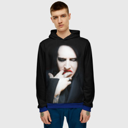 Мужская толстовка 3D Marilyn Manson - фото 2