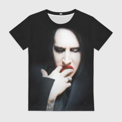 Женская футболка 3D Marilyn Manson