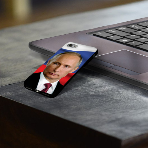 Чехол для Apple iPhone 8 силиконовый глянцевый Путин Владимир Владимирович Фото 01 Чехол для Apple iPhone 8 силиконовый глянцевый Путин Владимир Владимирович Фото 01