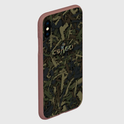 Чехол для iPhone XS Max матовый CS:GO Оружие камуфляж - фото 2