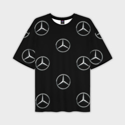 Мужская футболка oversize 3D Mercedes