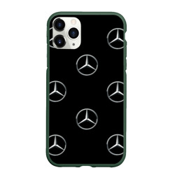 Чехол для iPhone 11 Pro матовый Mercedes