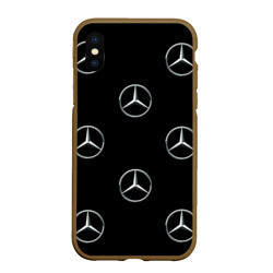 Чехол для iPhone XS Max матовый Mercedes