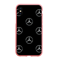 Чехол для iPhone XS Max матовый Mercedes