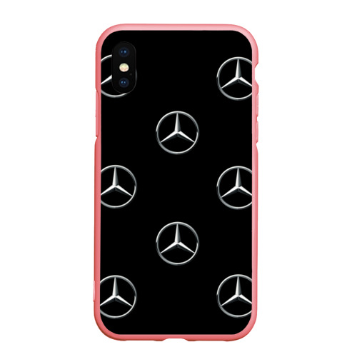 Чехол для iPhone XS Max матовый Mercedes, цвет баблгам