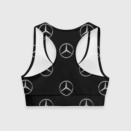 Женский спортивный топ 3D Mercedes, цвет 3D печать - фото 2