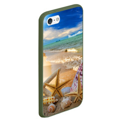 Чехол для iPhone 5/5S матовый Морской пляж 2 - фото 2