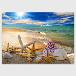 Поздравительная открытка Морской пляж 2