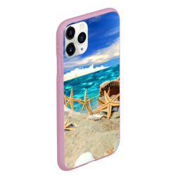 Чехол для iPhone 11 Pro Max матовый Морской пляж 4 - фото 2