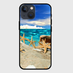 Чехол для iPhone 13 mini Морской пляж 4