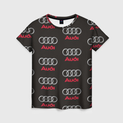 Женская футболка 3D Audi