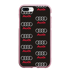 Чехол для iPhone 7Plus/8 Plus матовый Audi