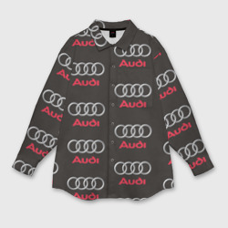 Мужская рубашка oversize 3D Audi