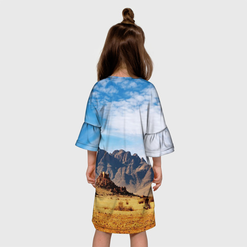 Детское платье 3D Орел, цвет 3D печать - фото 5