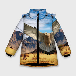 Зимняя куртка для девочек 3D Орел