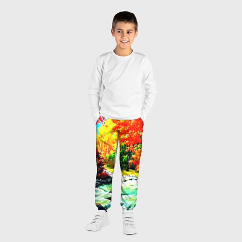 Детские брюки 3D Осень, цвет 3D печать - фото 4