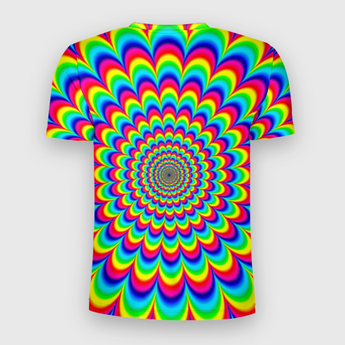 Мужская футболка 3D Slim Psychedelic, цвет 3D печать - фото 2