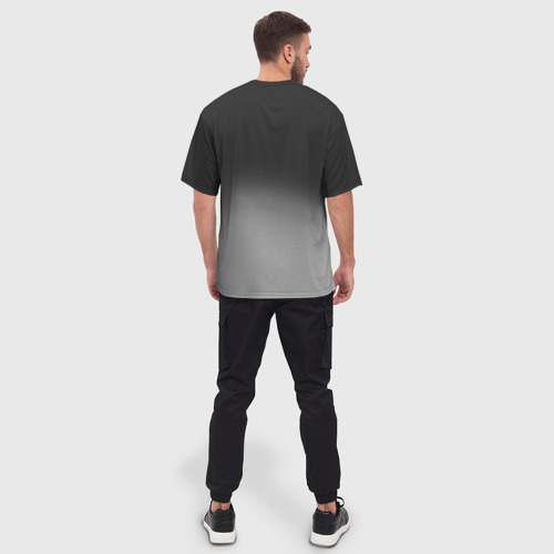 Мужская футболка oversize 3D Тетрадь смерти 6, цвет 3D печать - фото 4