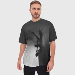 Мужская футболка oversize 3D Тетрадь смерти 6 - фото 2