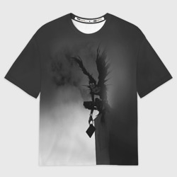 Мужская футболка oversize 3D Тетрадь смерти 6