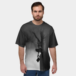 Мужская футболка oversize 3D Тетрадь смерти 6 - фото 2