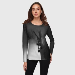Женский лонгслив 3D Тетрадь смерти 6 - фото 2