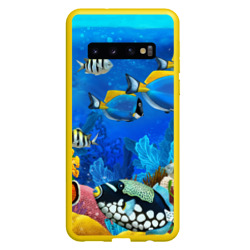 Чехол для Samsung Galaxy S10 Экзотические рыбки