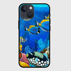 Чехол для iPhone 13 mini Экзотические рыбки
