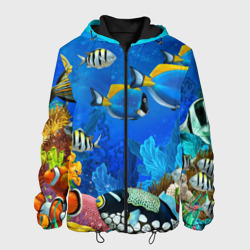Мужская куртка 3D Экзотические рыбки